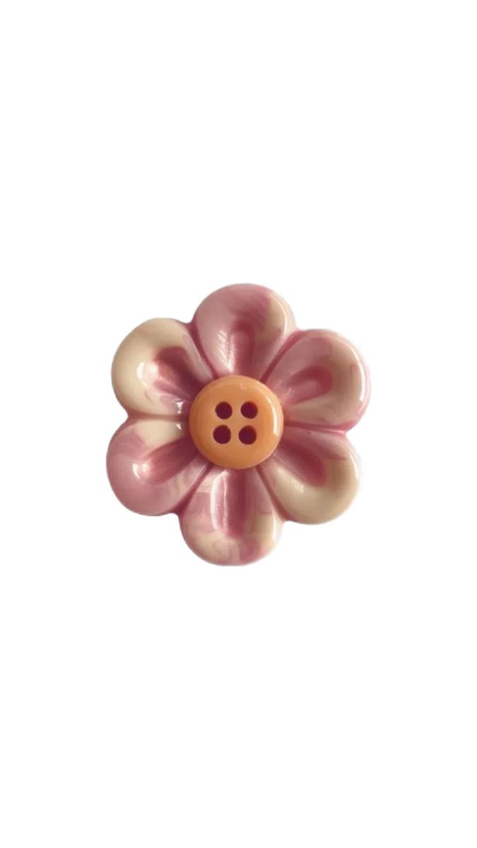 A strip of enamel pin buttons